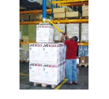 Ergonomic re-positioning of cardboard boxes