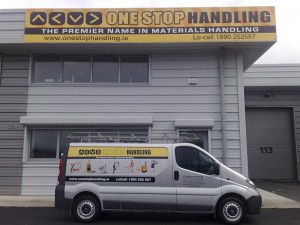 One Stop Handling material lifting solutions,Ireland picture of company Van and Office